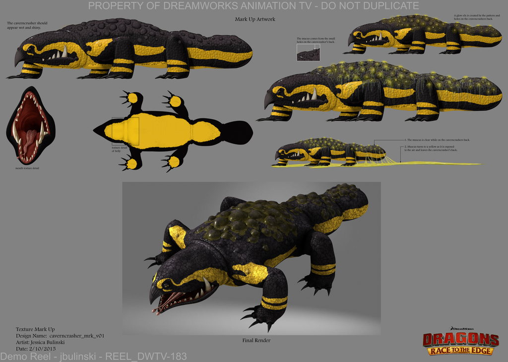 Visual Effects, Color, and Texture Design — Dragons Race to the Edge