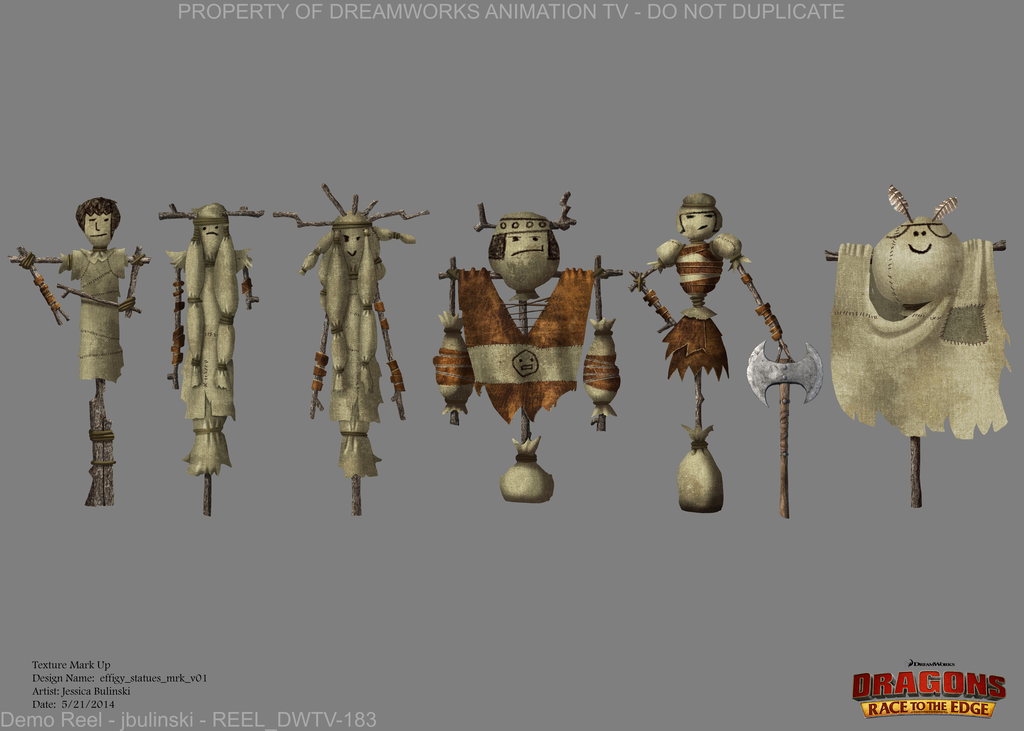 Color and Texture Design — Dragons Race to the Edge