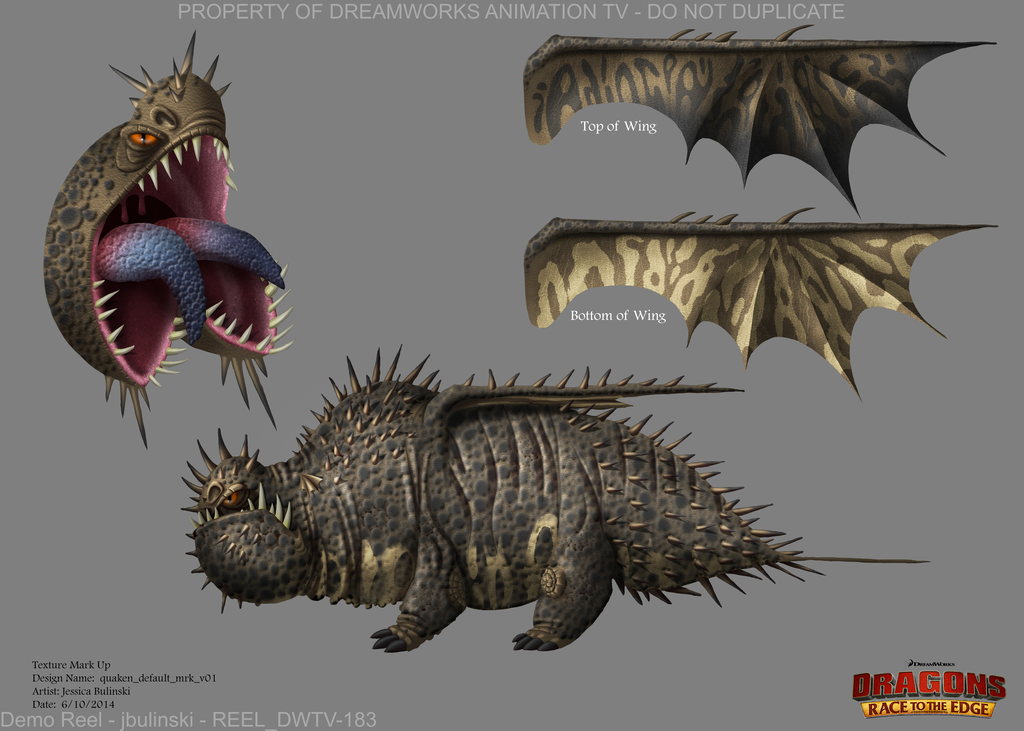 Color and Texture Design — Dragons Race to the Edge