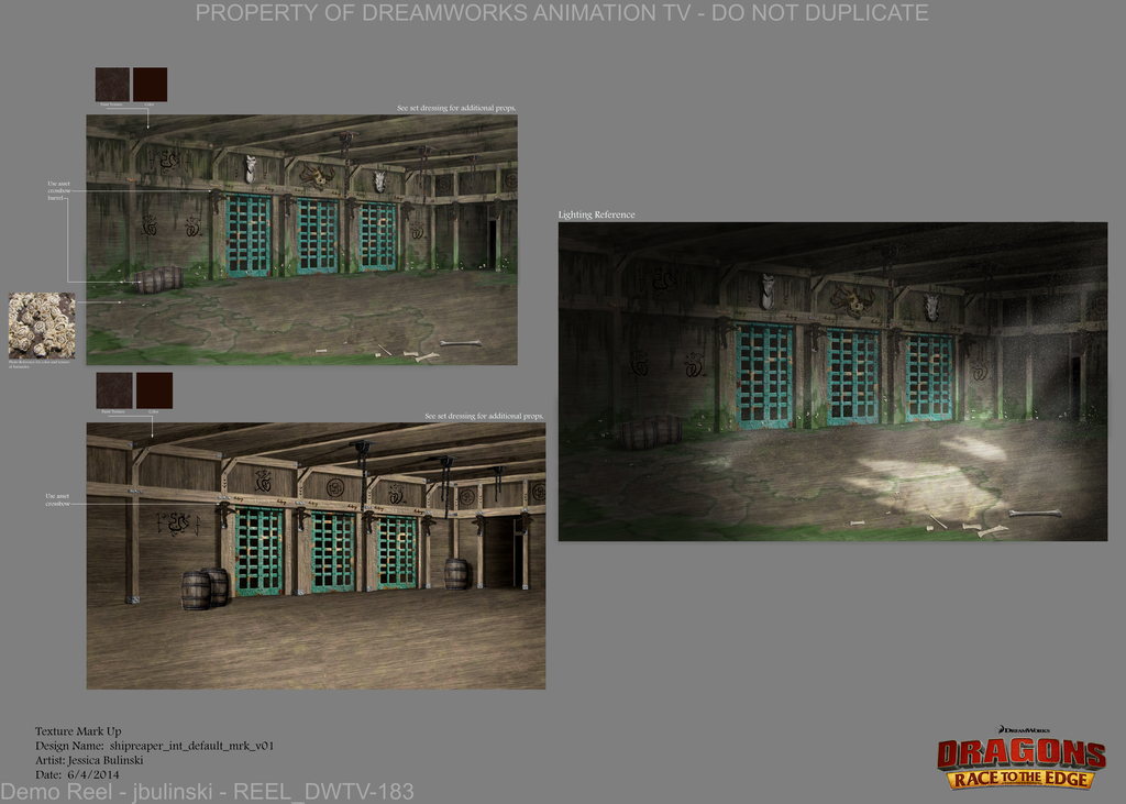 Lighting, Color, and Texture Design — Dragons Race to the Edge
