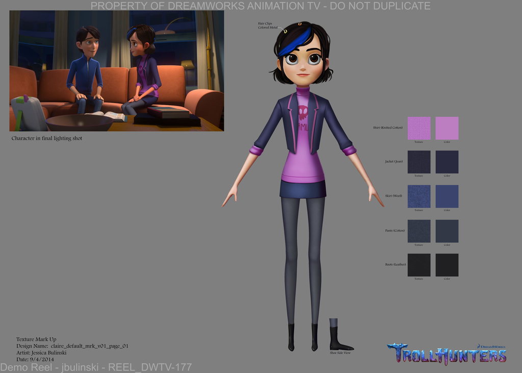 Color and Texture Design — Trollhunters: Tales Of Arcadia