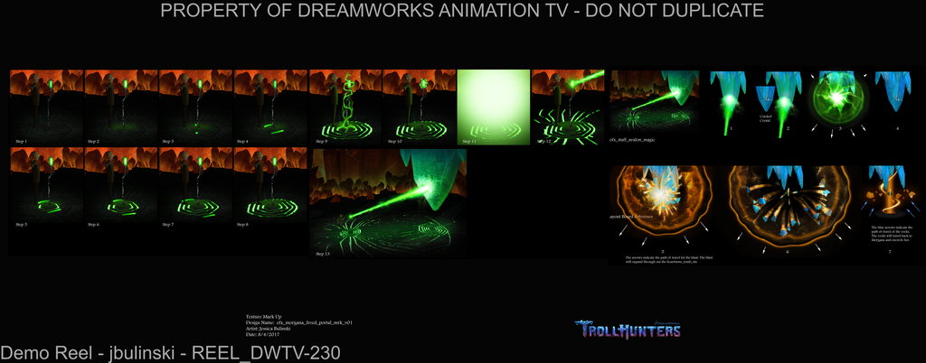 Lighting Key, Visual Effects, Color, and Texture Design — Trollhunters: Tales Of Arcadia